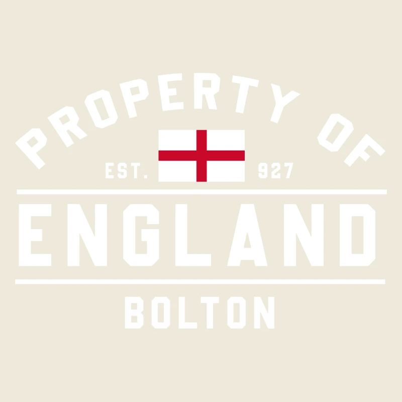 T-shirt drapeau de l’Angleterre Bolton