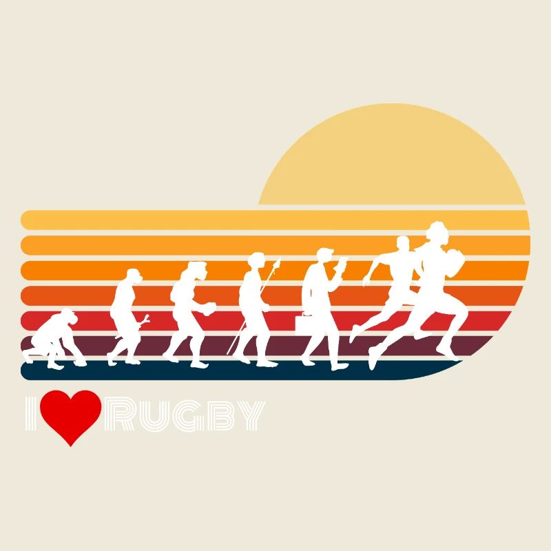 Rugby Retro Evolution Sunset