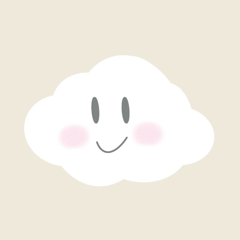 Smiling Cloud Cartoon-Kinder