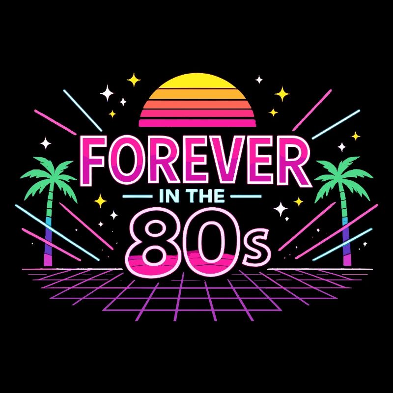 Forever 80s Neon Retro
