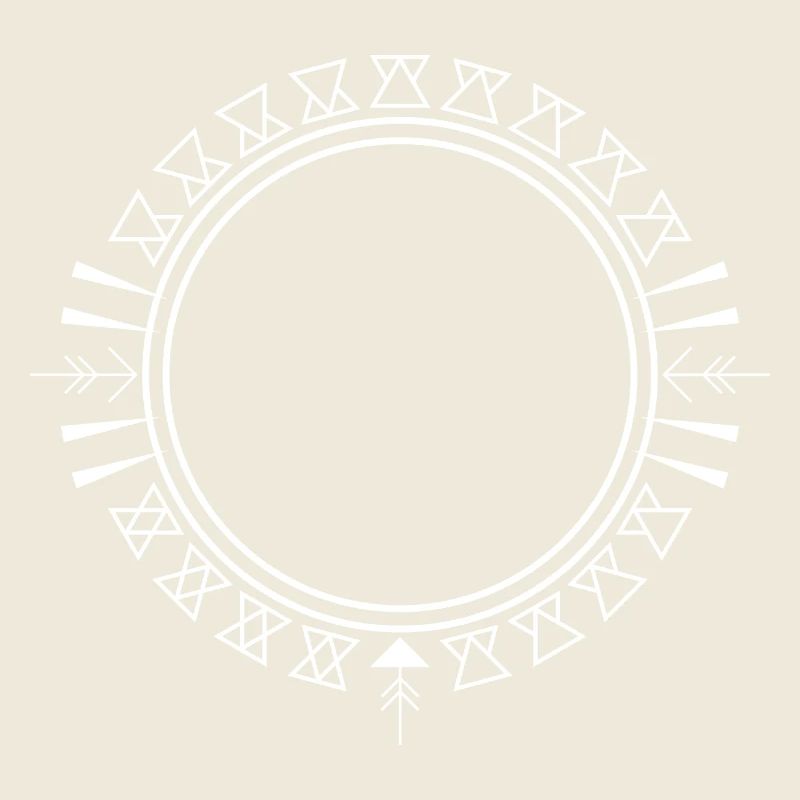 Aztec Triangle Ornament