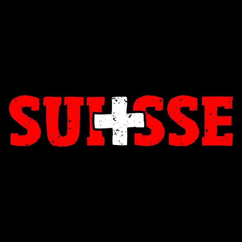 Lettrage suisse avec -blanc