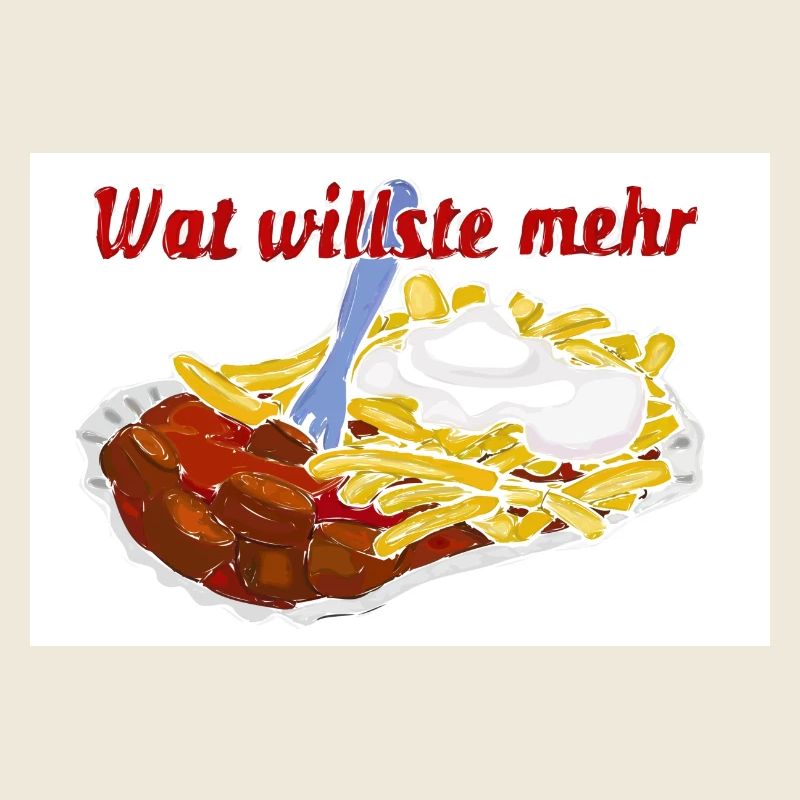 Currywurst mit Pommes