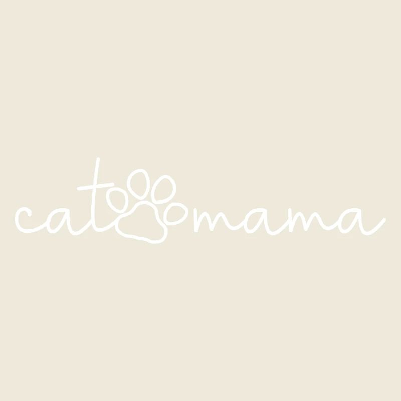 Cat Mama - Mignon Paw Cat Lover Maman Propriétaire de chat