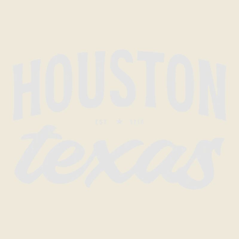 Houston Texas Vintage Script