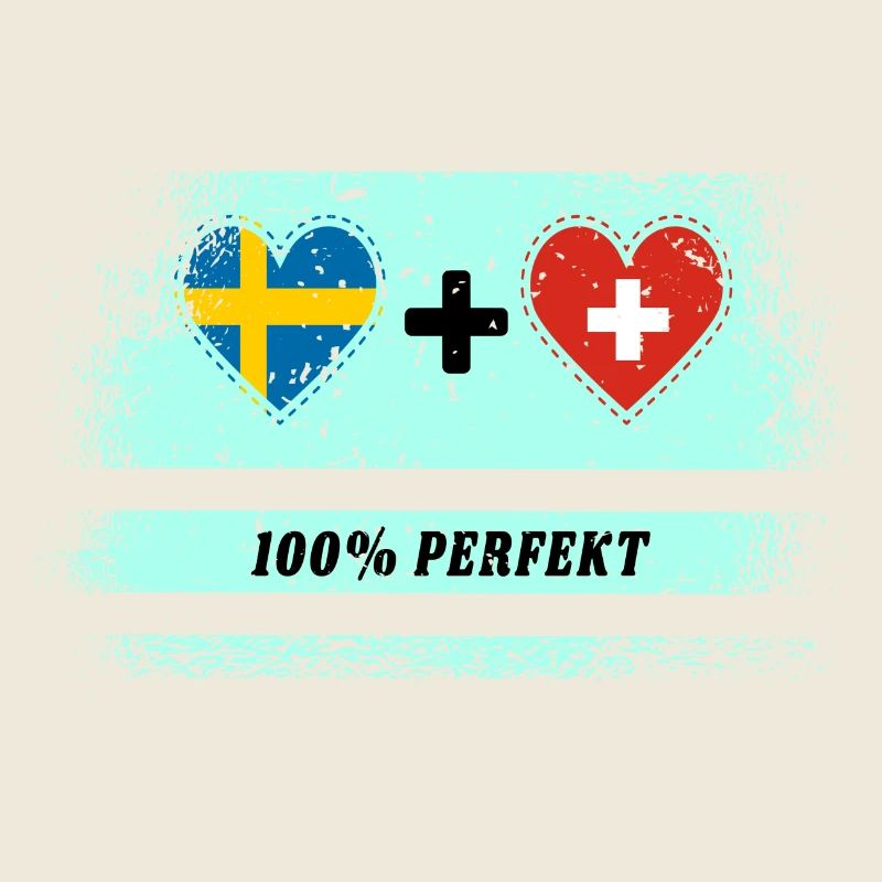 Schweiz & Schweden 100% Perfect / Geschenk