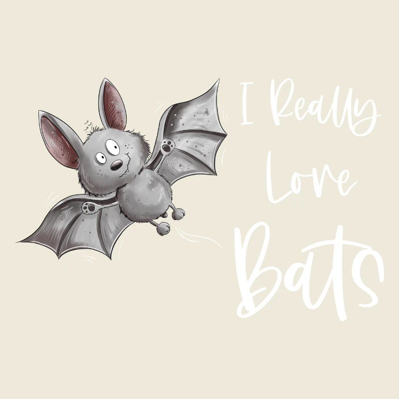 Fluttering Bat I Really Love Bats