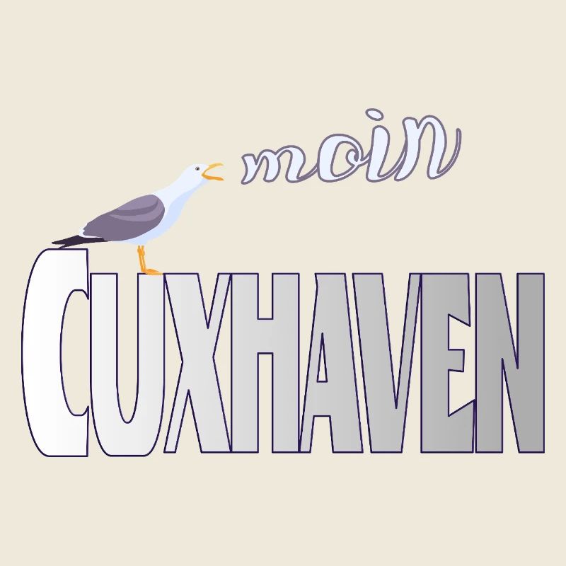 Cuxhaven Möwe & Moin Design
