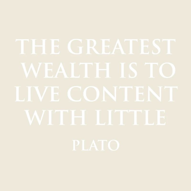 Conception de citation de Platon avec une typographie audacieuse