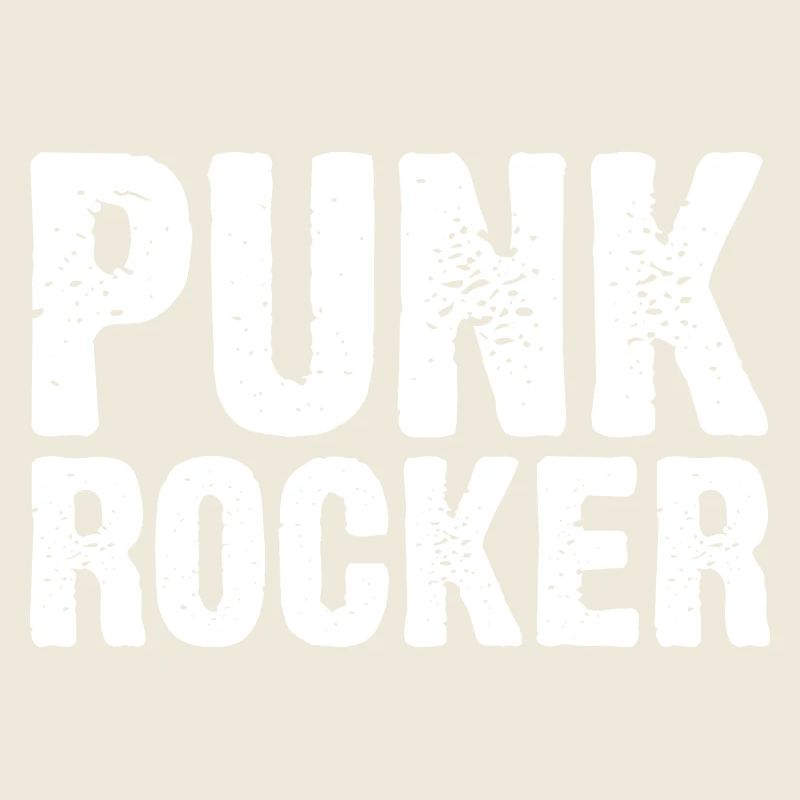 Conception typographique punk rock audacieuse