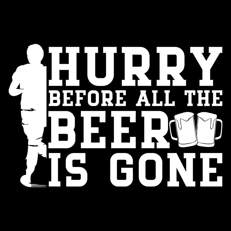 Marathon Hurry Before All Beer Is Gone Running
