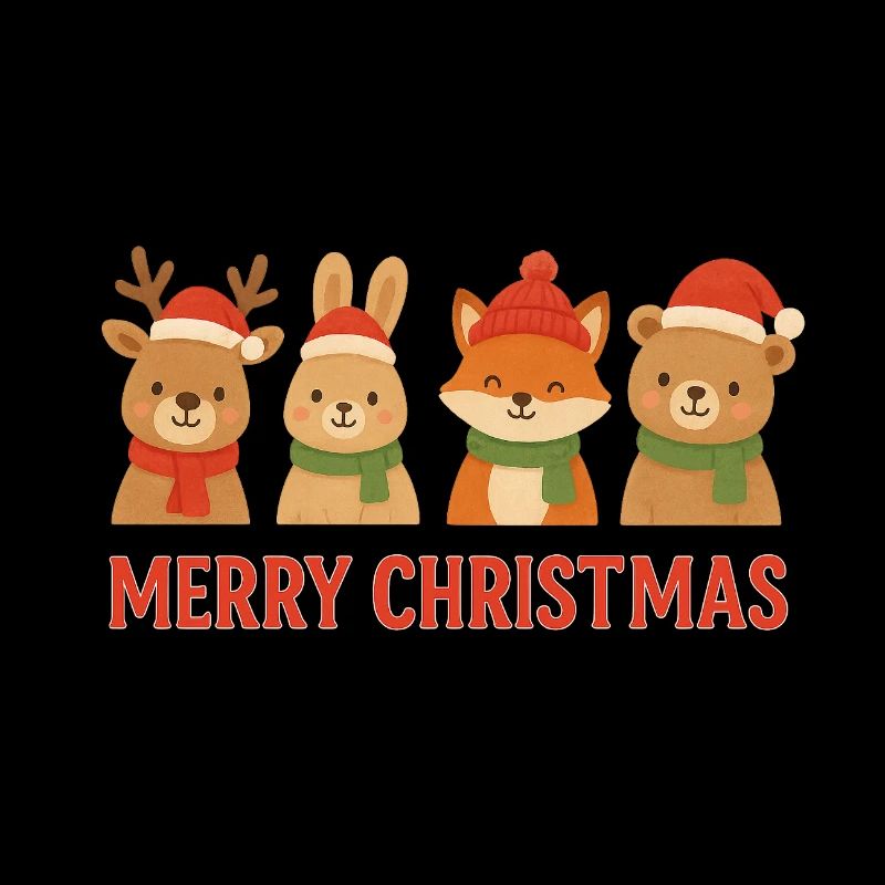 Weihnachts-Tierfreunde-Text