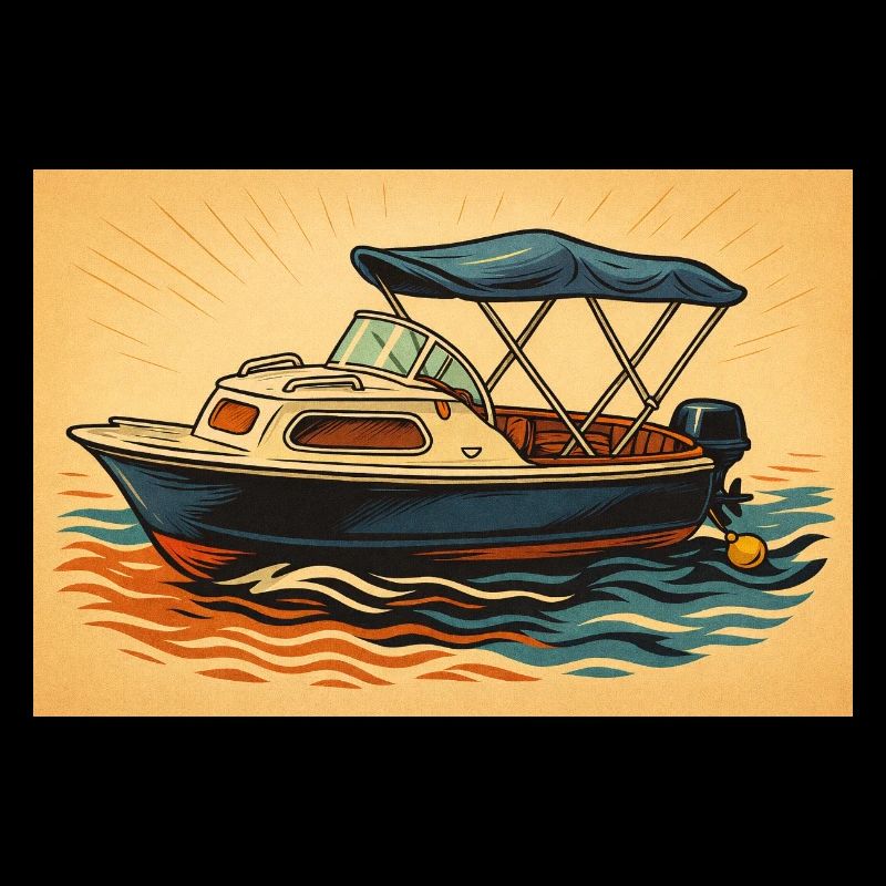 Motorboot Urlaubsfeeling