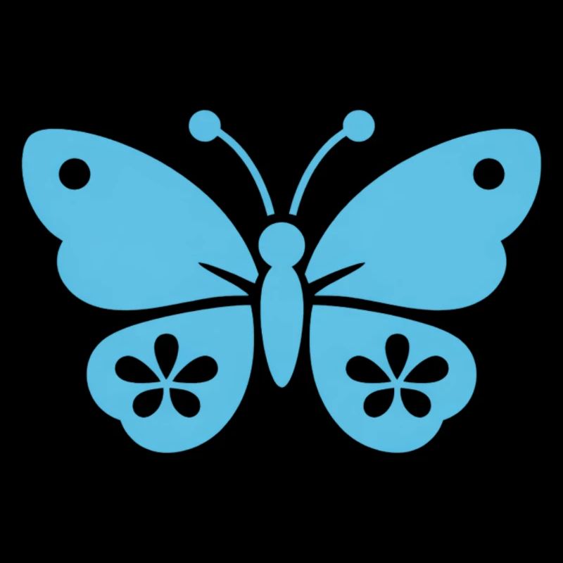 Butterfly blue