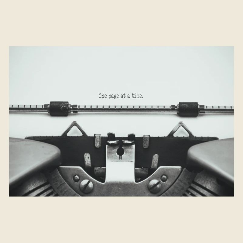 One Page At A Time Typewriter Design