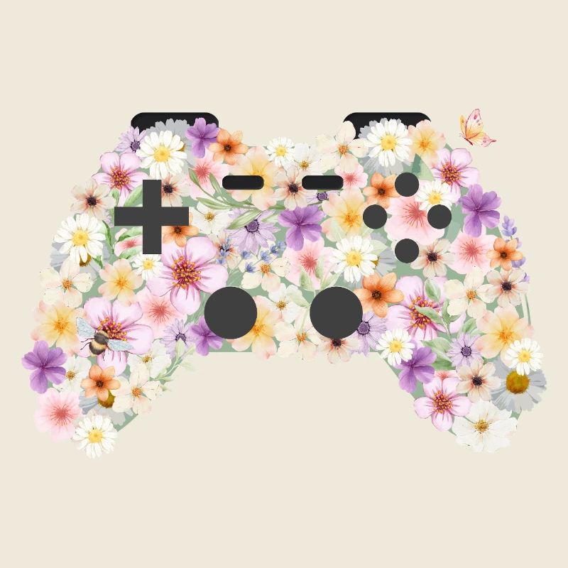 Floral Gamepad: Blütenkunst Controller