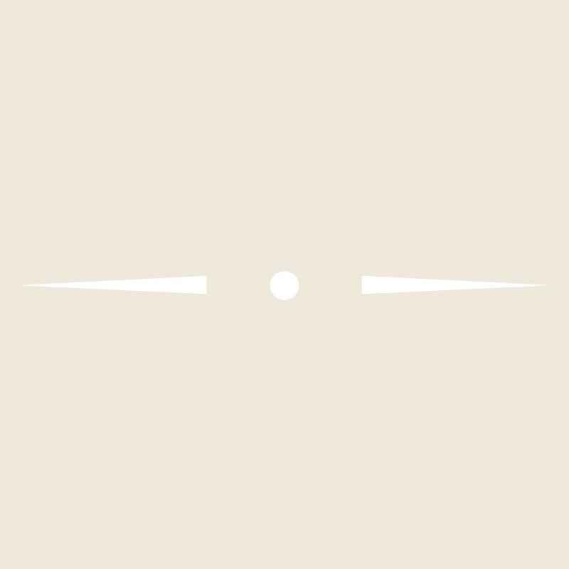 Thin header separator with dot