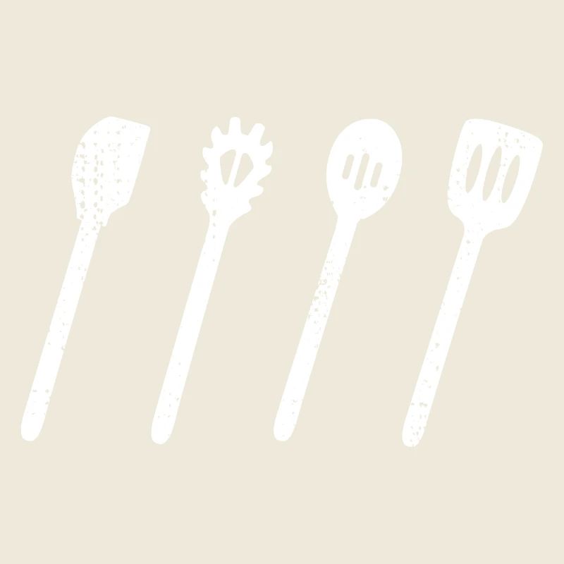 Kochlöffel Set Zeichnung