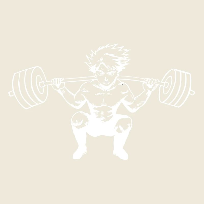 Anime Strength Training Dumbbell Lifter