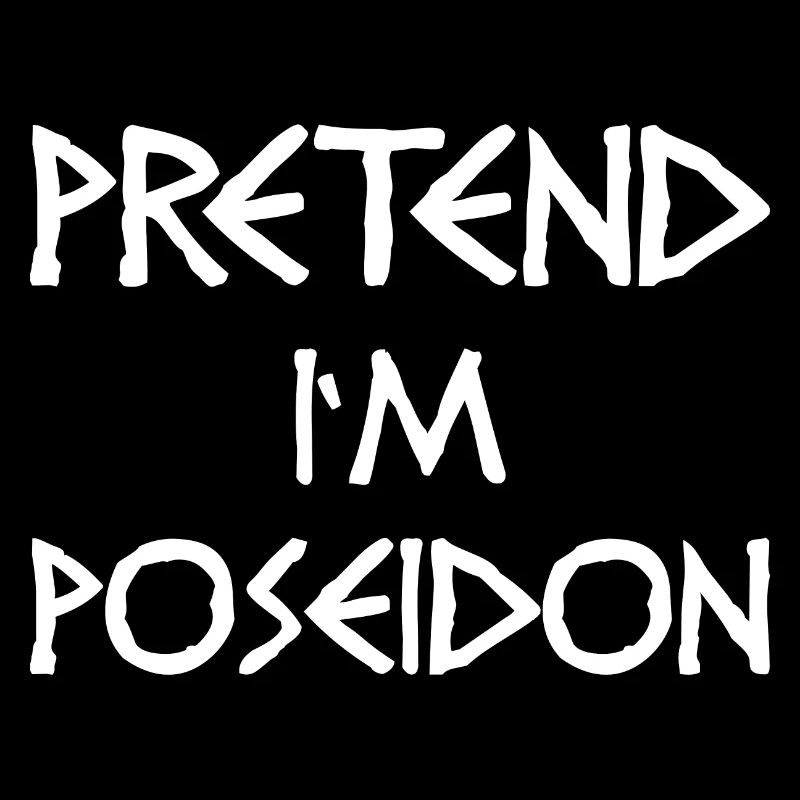 Faites semblant d’être Poséidon - Costume de Dieu drôle