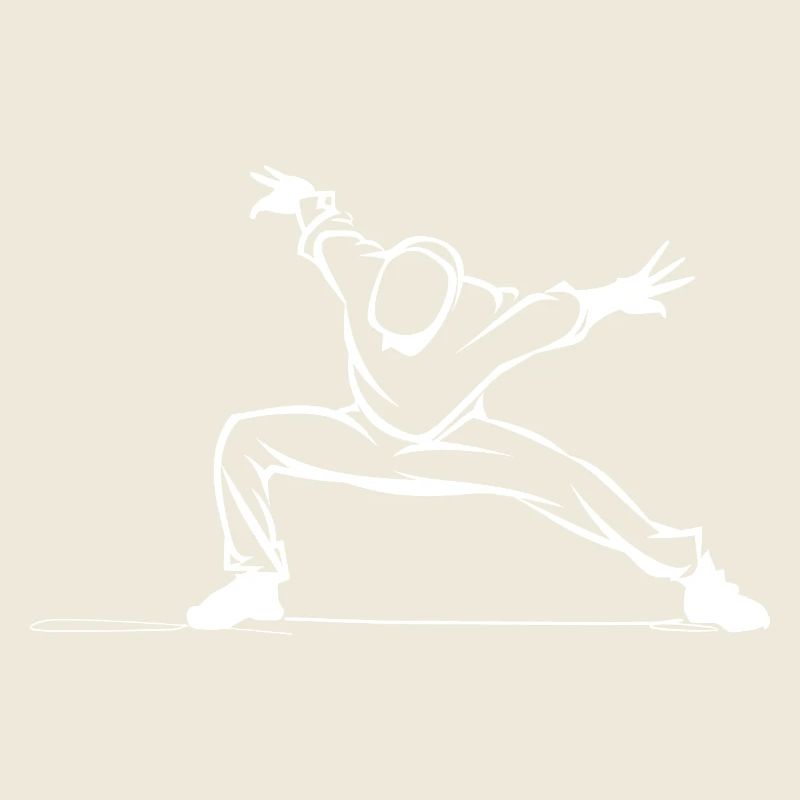 Breakdancer Zeichnung