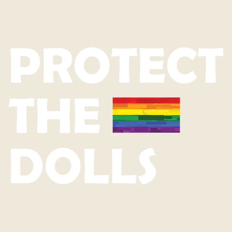 PROTECT THE DOLLS flag small