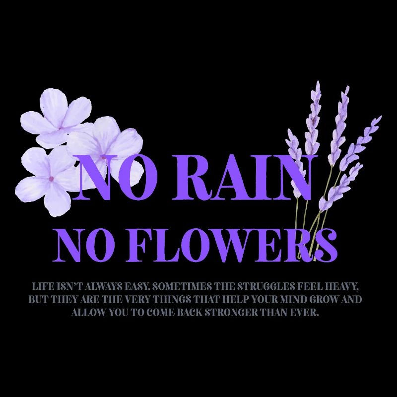 Pas de pluie, pas de fleurs