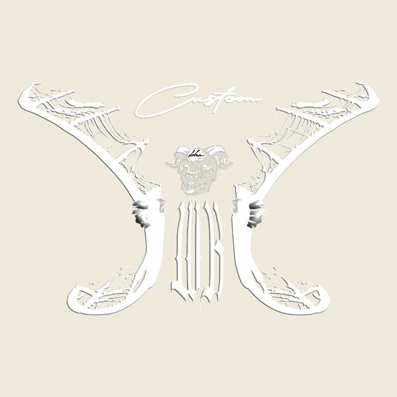 Scythe Wings Skull Gothic