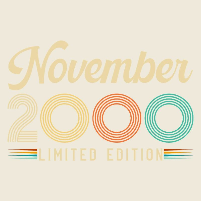 November 2000 Vintage Retro Birthday Gift