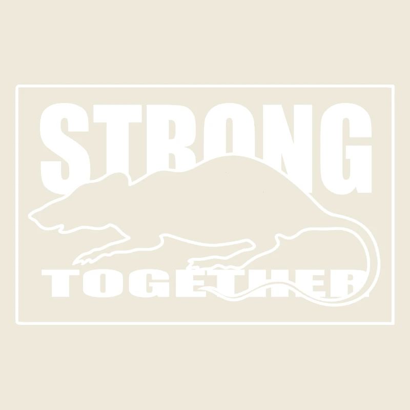 Unity Rongeur Silhouette Graphic Tee blanc