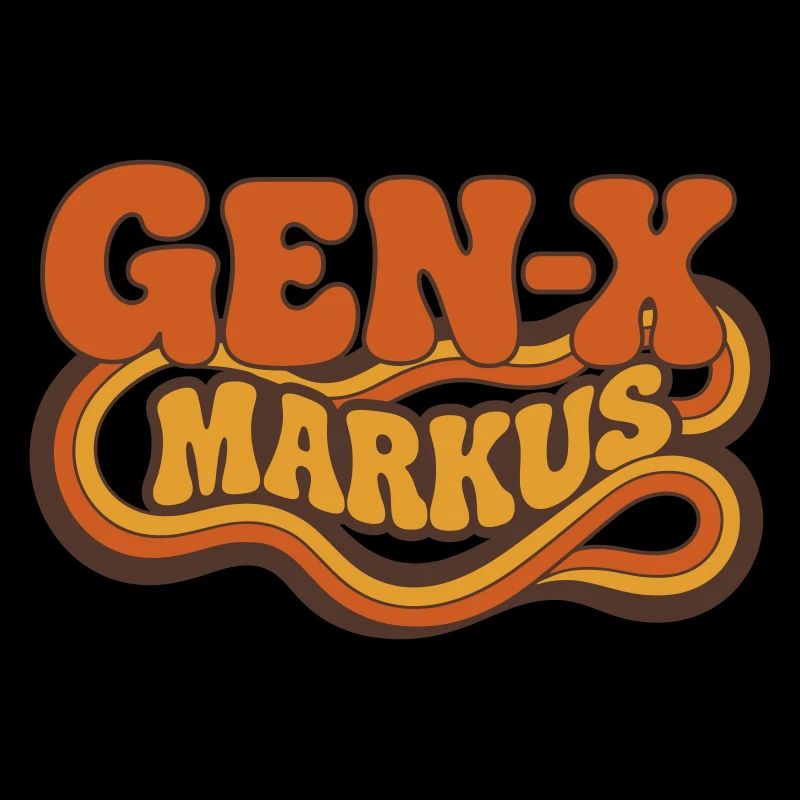 Gen-X Markus Retro Logo