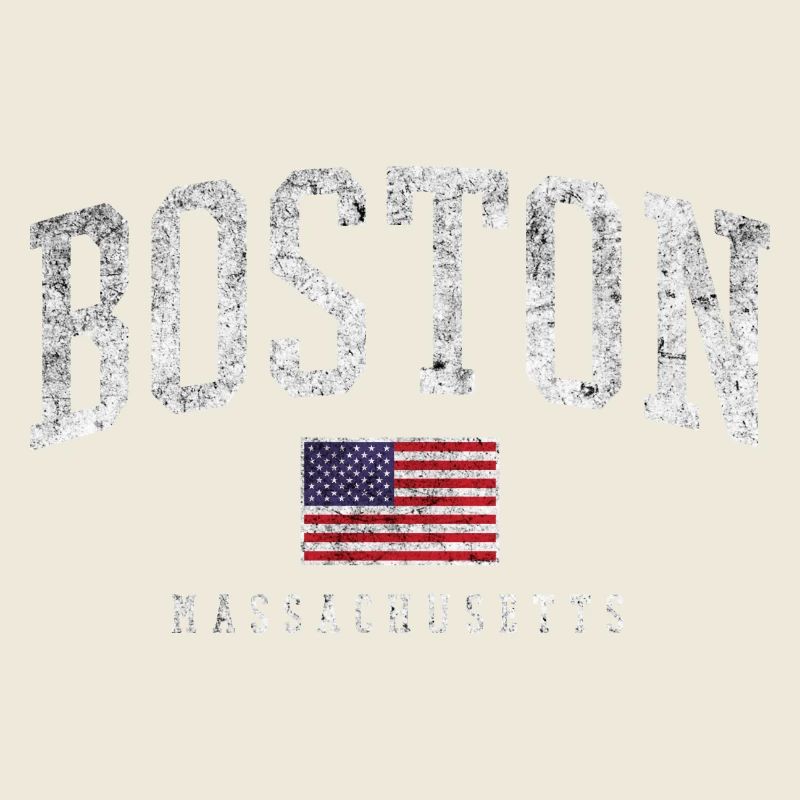 Graphique du drapeau de Boston, Massachusetts