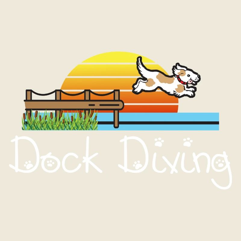 Hunde Dock Tauchen
