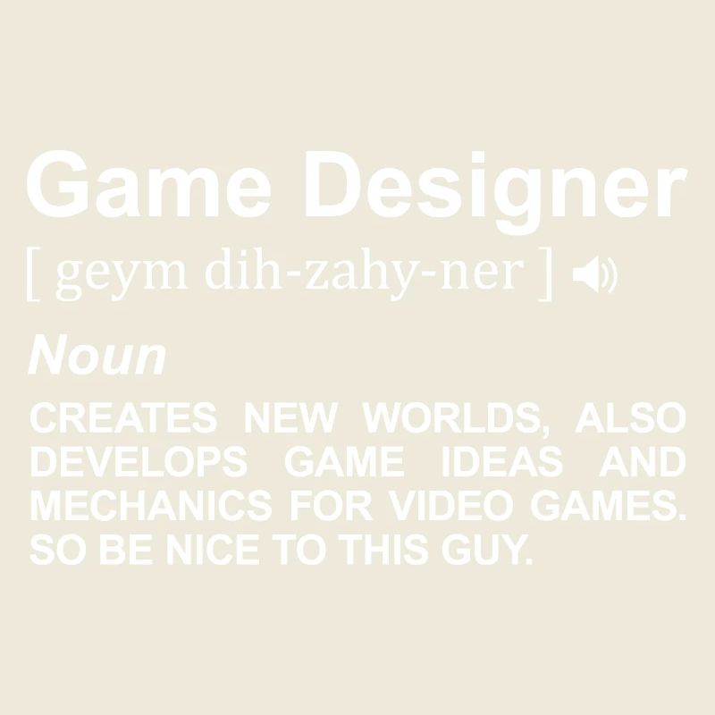 Game Designer Bedeutung