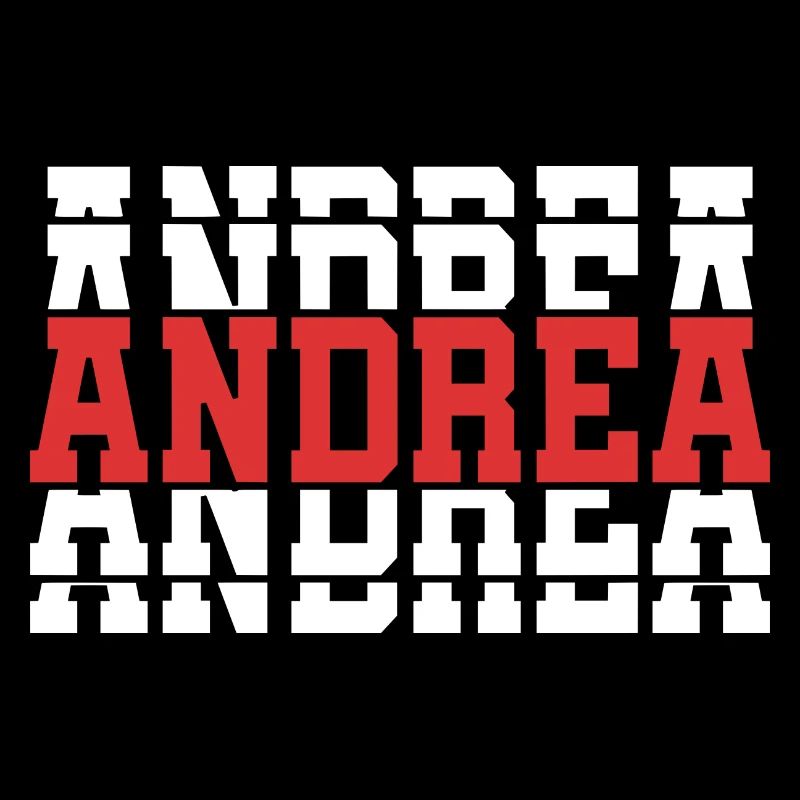 t-shirt Andrea t-shirt gift idea stacked text