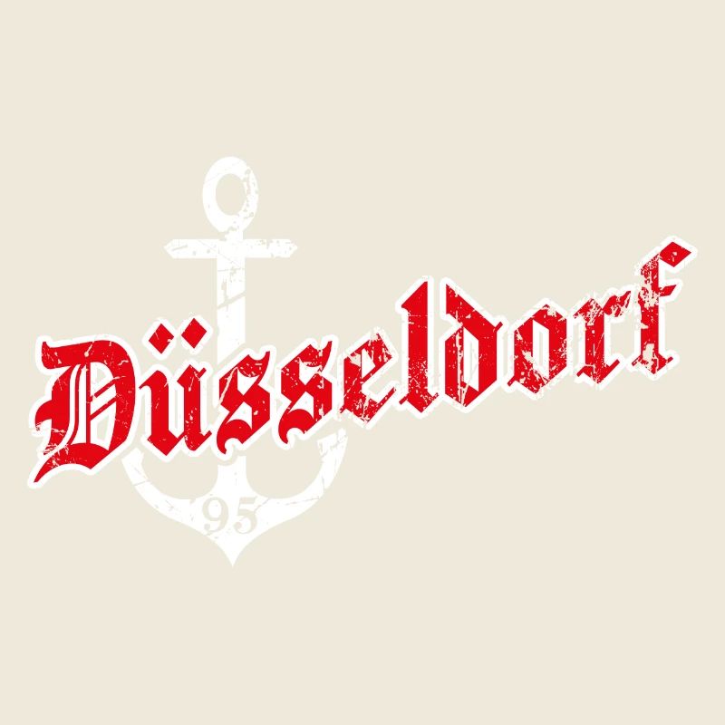 Düsseldorf mit Anker