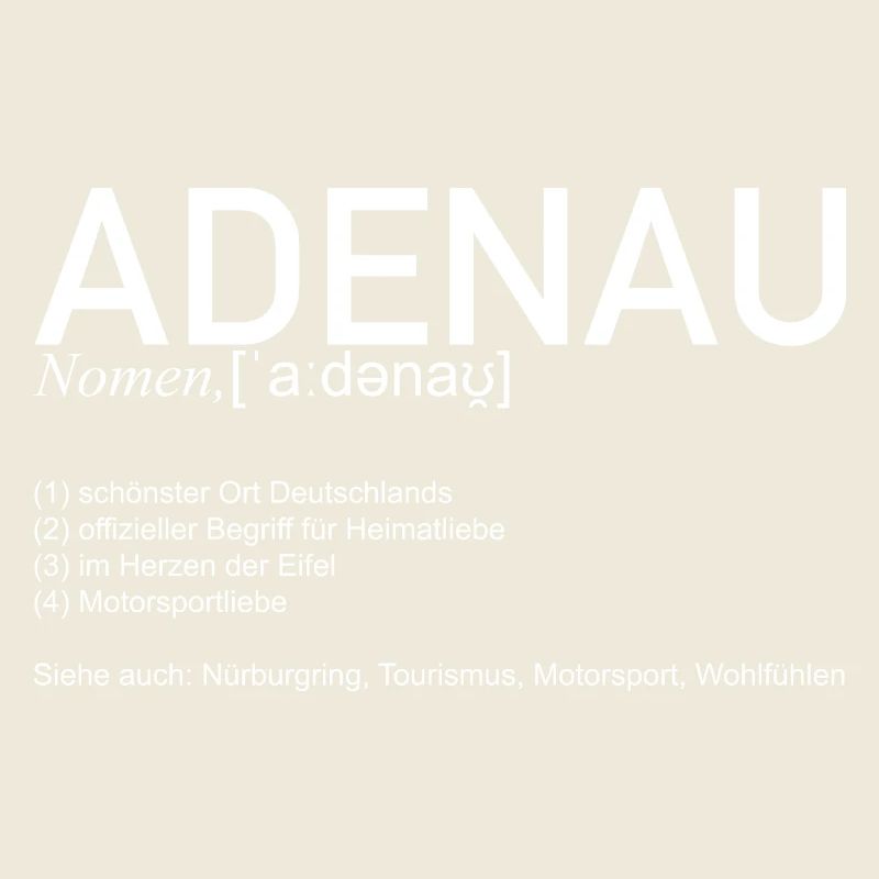 Adenau [Bedeutung] (weiß)