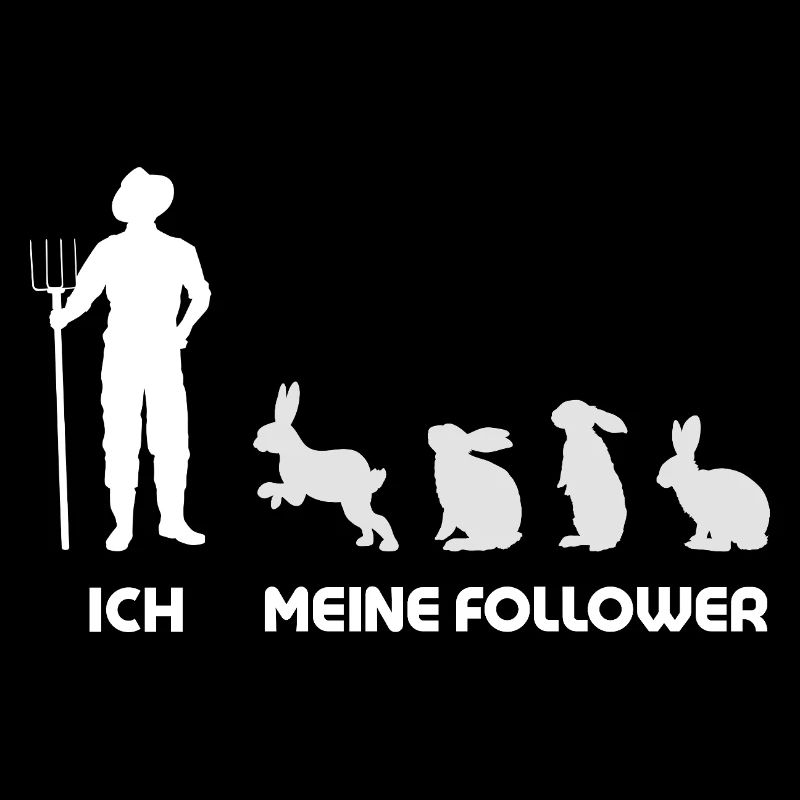 Ich Meine Follower Kaninchen Mann