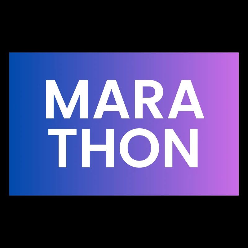 Marathon Gradient Shirt Design