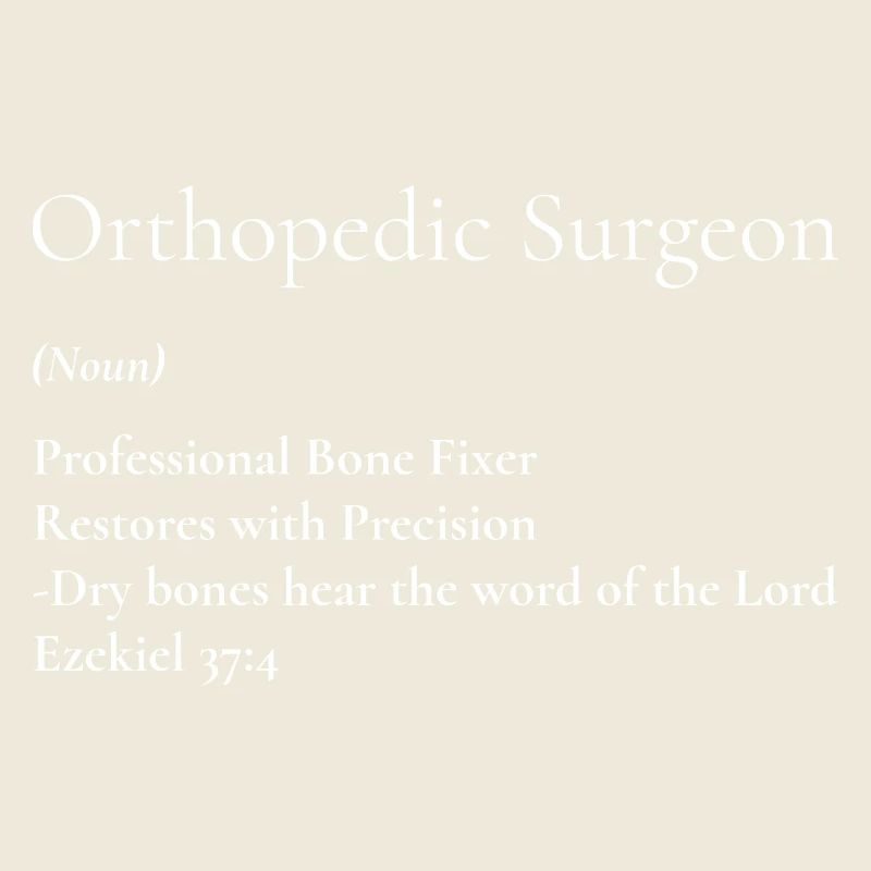 Orthopedic Surgeon Bone Fixer Tee
