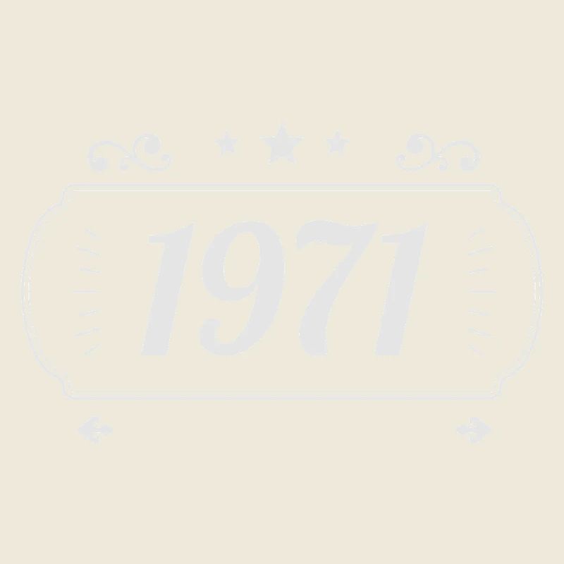 Vintage 1971 Rétro Anniversaire 1971 