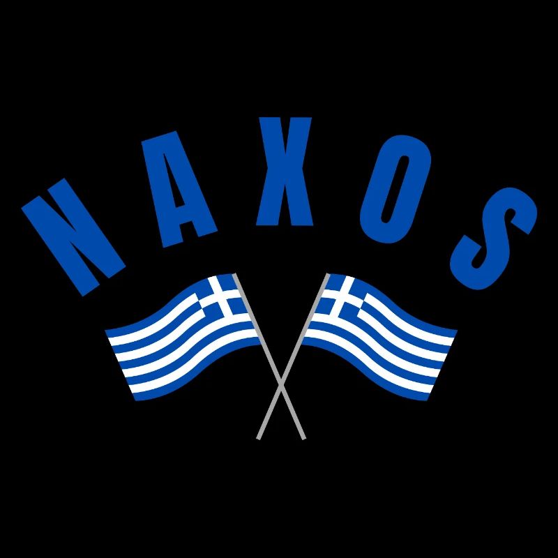 Drapeaux grecs de Naxos