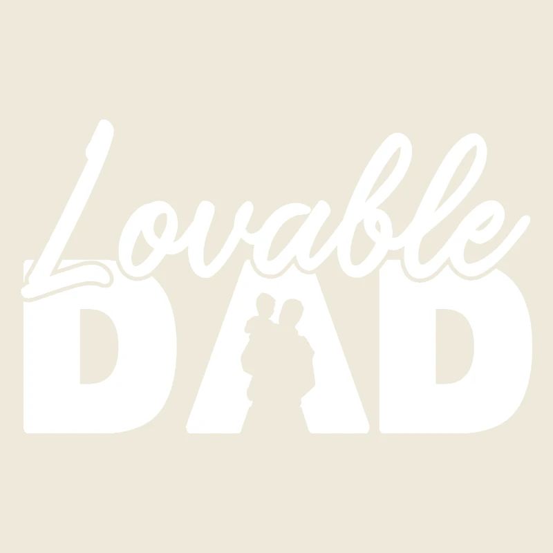 Père Aimable Esthétique Typographie Paternité