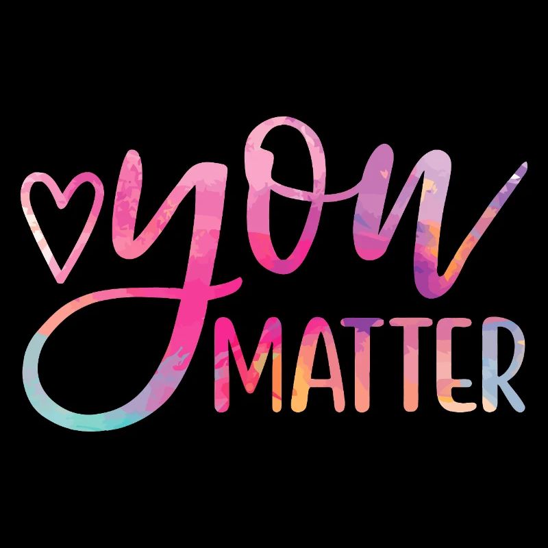 Dégradé d’aquarelle You Matter