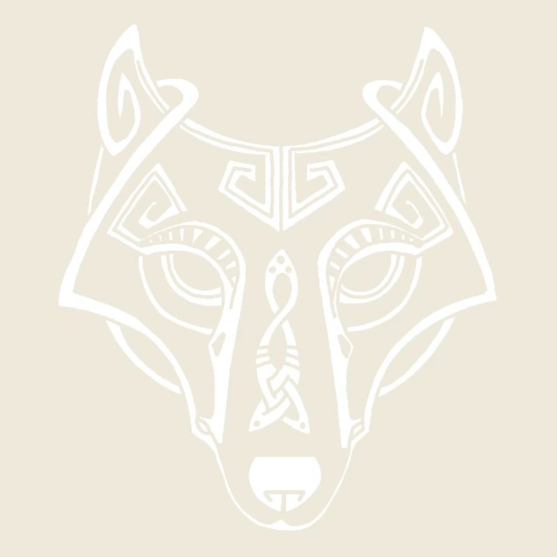 keltischer weißer Wolf