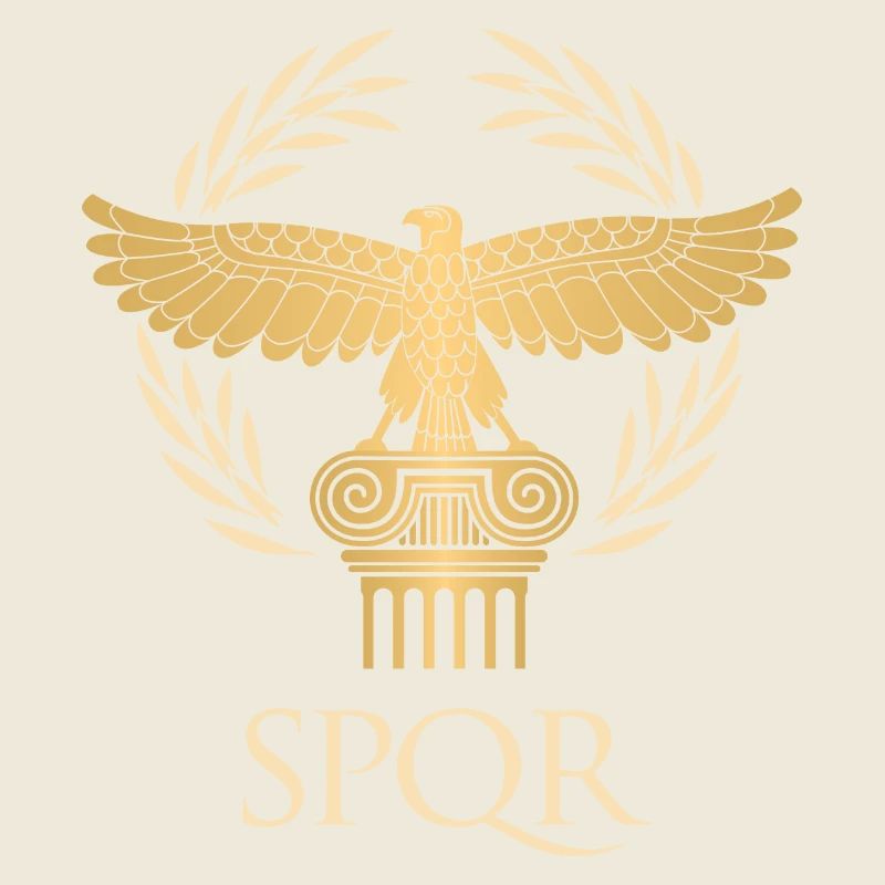 SPQR - Drapeau empire et république Rome antique