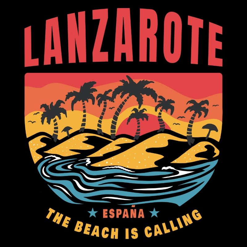 Design de plage de Lanzarote Espana