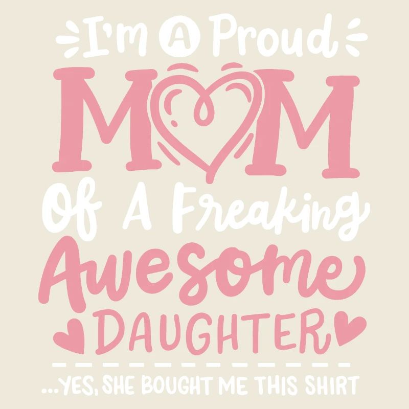 Stolze Mutter Tochter Muttertag