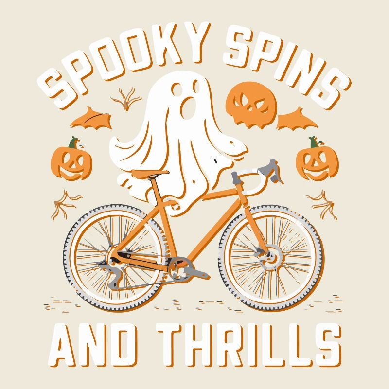 Spooky Spins Halloween Bicycle Tee