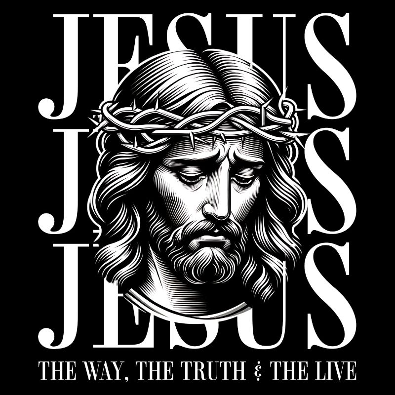 Jesus - Believe: Starkes Glaubens-Design